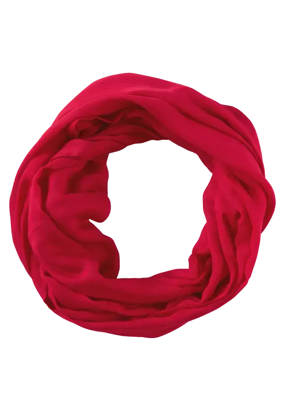 572180- Solid Loop Scarf Red - Cecil