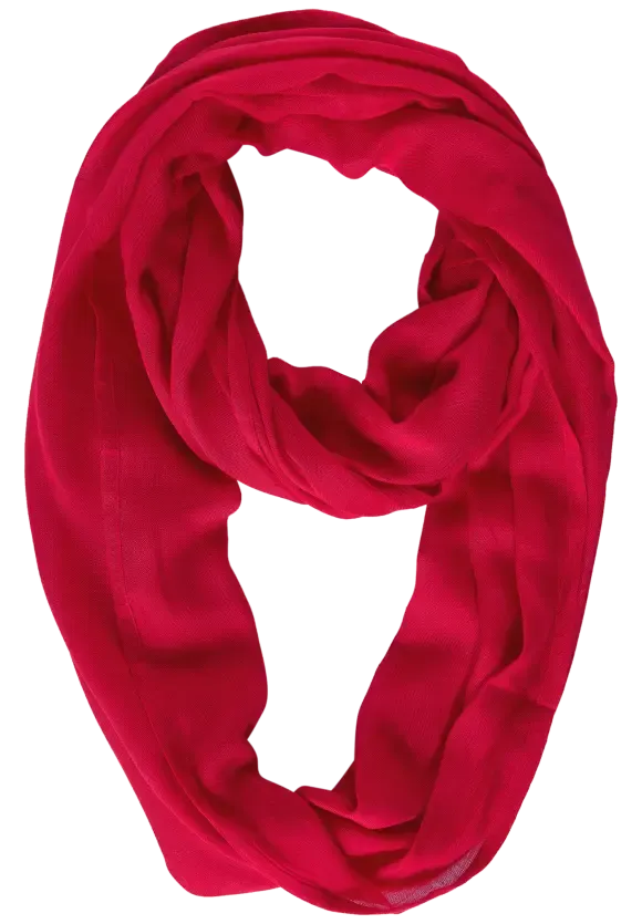 572180- Solid Loop Scarf Red - Cecil