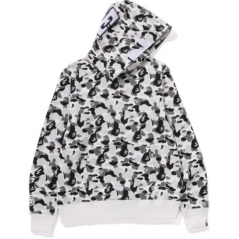 A BATHING APE  |Pullovers Camouflage Street Style Long Sleeves Logo Hoodies