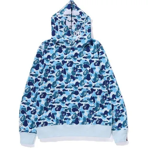 A BATHING APE  |Pullovers Camouflage Street Style Long Sleeves Logo Hoodies