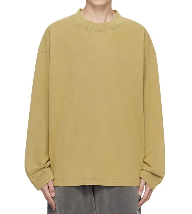 Acne Studios  |Long Sleeves Plain Cotton Long Sleeve T-shirt Logo Designers