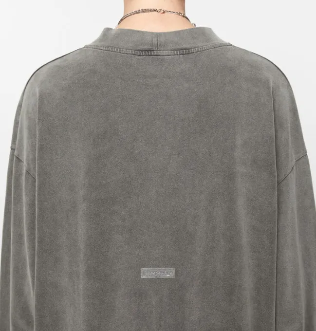 Acne Studios  |Long Sleeves Plain Cotton Long Sleeve T-shirt Logo Designers