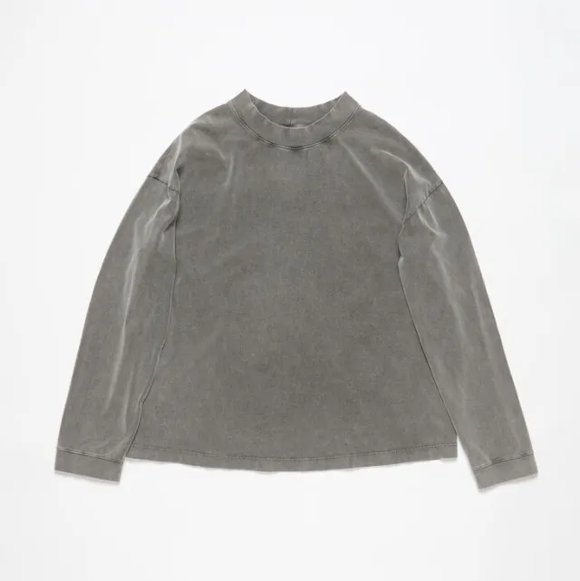 Acne Studios  |Long Sleeves Plain Cotton Long Sleeve T-shirt Logo Designers