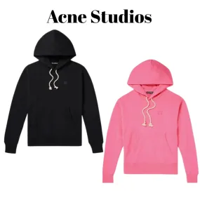 Acne Studios  |Pullovers Long Sleeves Plain Cotton Logo Designers