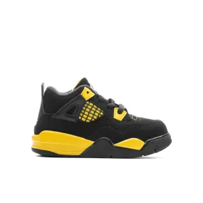 Air Jordan 4 Retro (TD) Thunder - Black/White/Tour Yellow