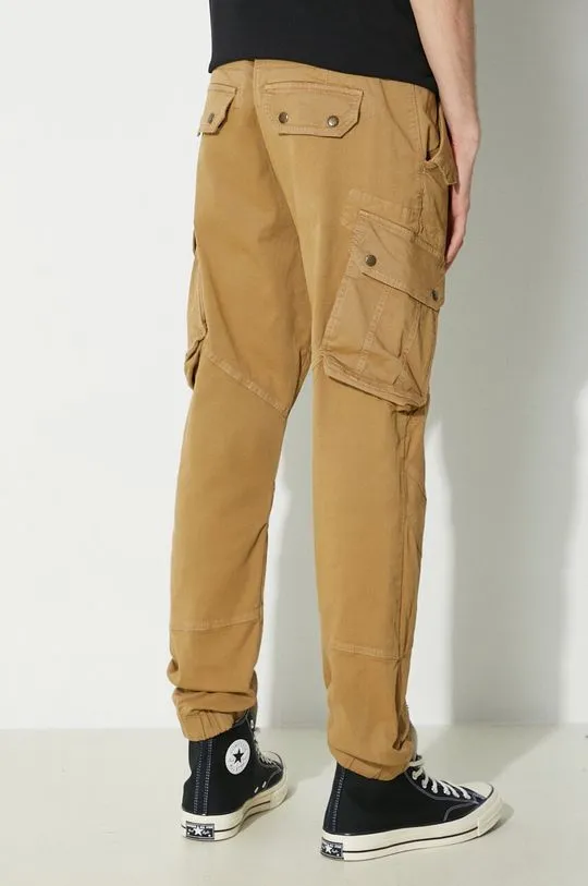 Alpha Industries trousers Combat Pant LW men's beige color 126215