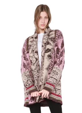 Andrea Floral Jacquard Cardigan