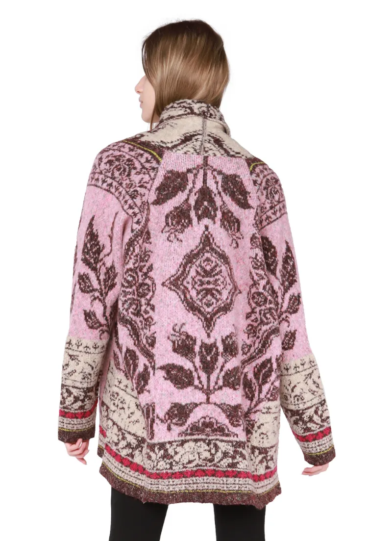 Andrea Floral Jacquard Cardigan