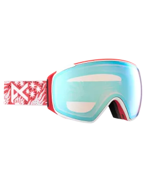 Anon M4S Toric Snow Goggles + Bonus Lens + Mfi Face Mask - Joshua Noom/Perceive Variable Blue Lens