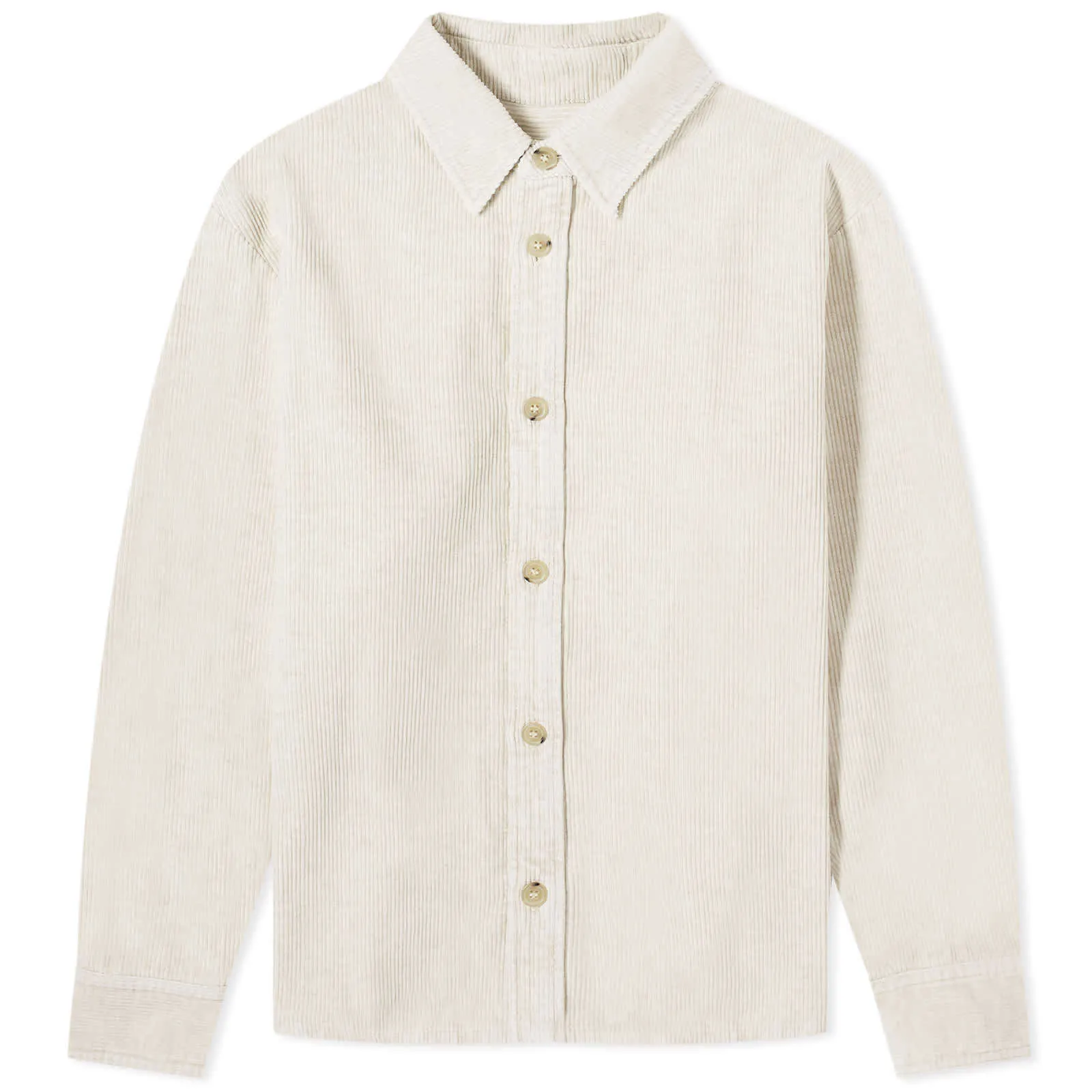 A.P.C.  |Unisex Corduroy Linen Street Style Long Sleeves Plain Cotton