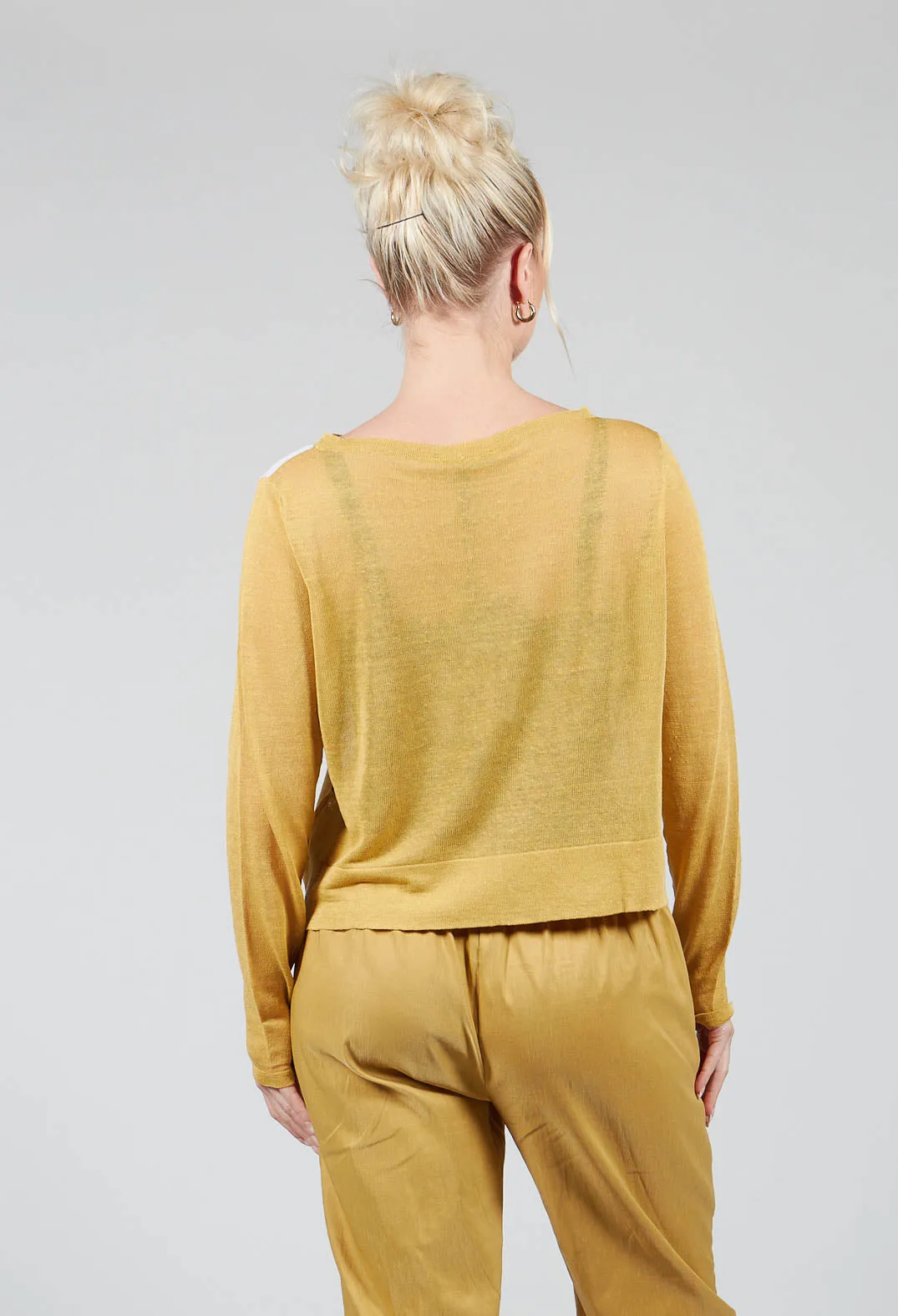 Art Deco Jumper in Yellow