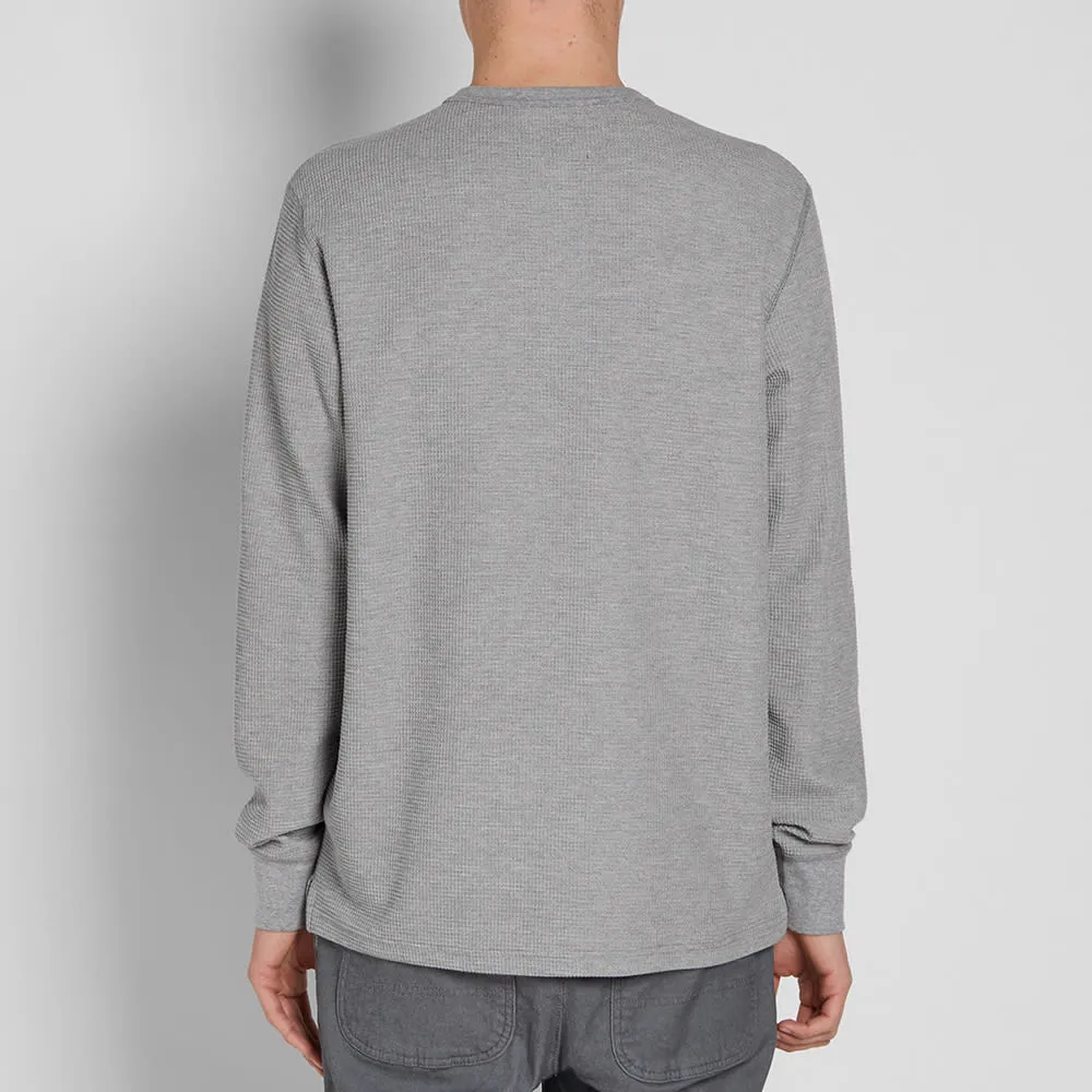 Beams Plus Long Sleeve Thermal CrewGrey