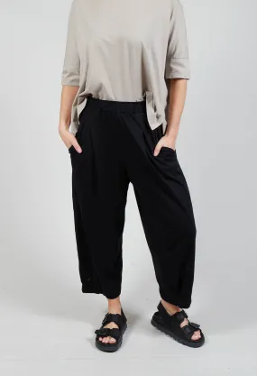 Bianco U Trousers In Nero