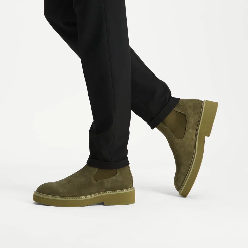 Brantley Chelsea Boot OLIVE SUEDE