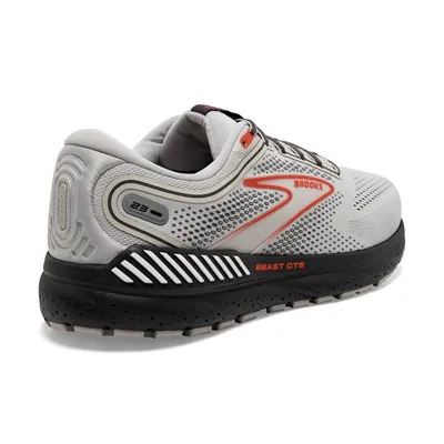 Brooks Men’s Beast GTS 23 Athletic Shoes-Black/Scarlet/Ebony