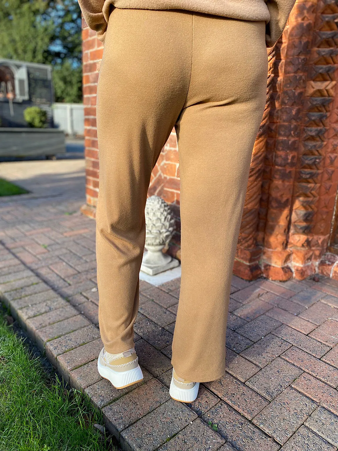 Camel Soft Relaxed Trousers Lucy