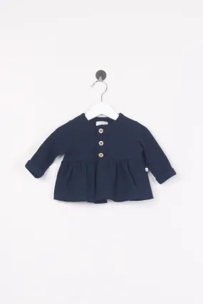 Cardigan Caldo Cotone Navy