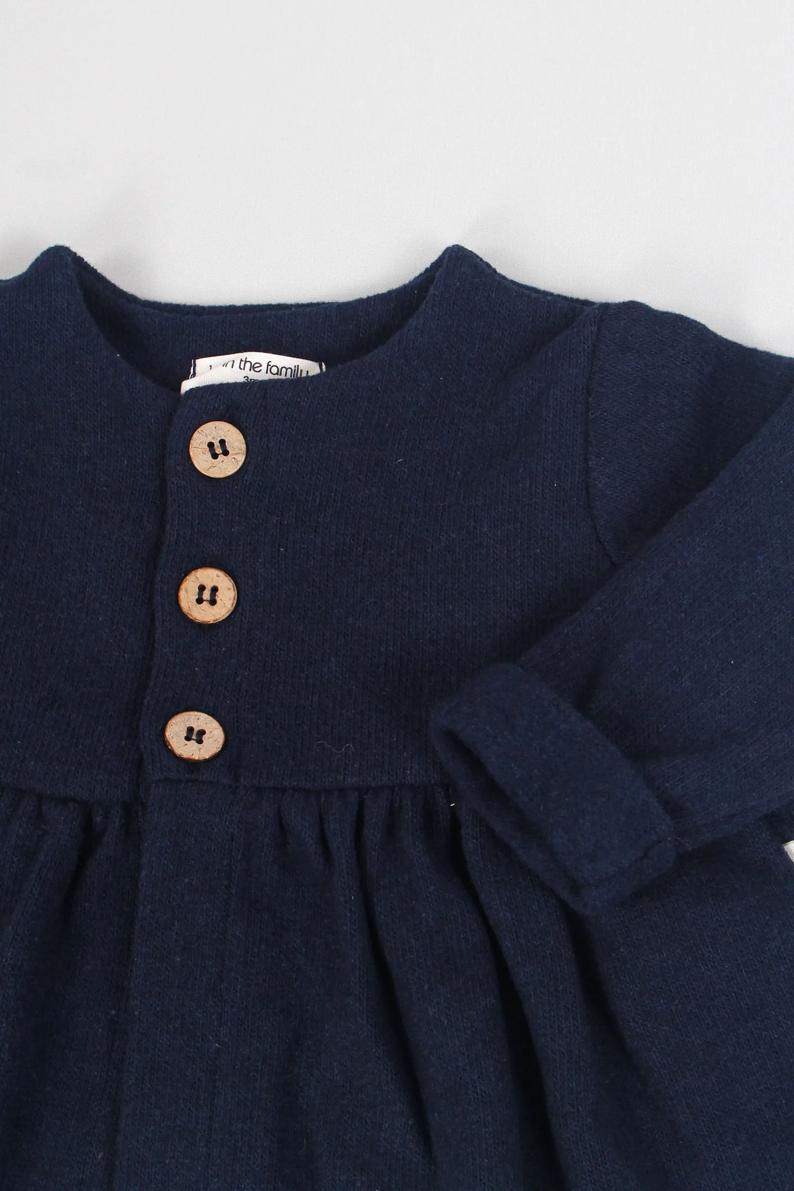 Cardigan Caldo Cotone Navy