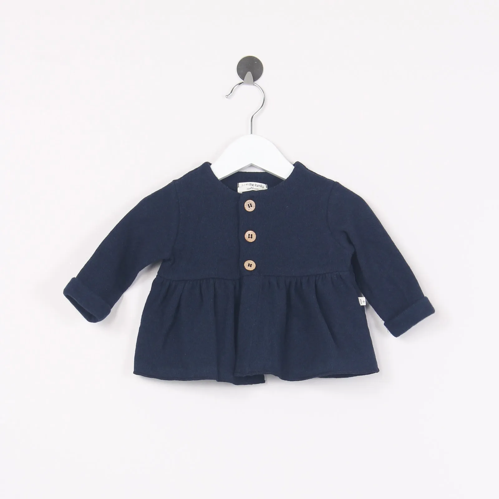 Cardigan Caldo Cotone Navy