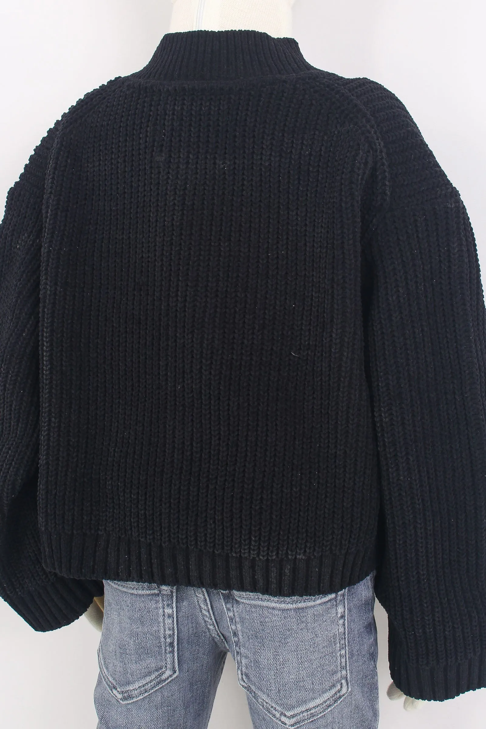 Cardigan Coste Bottoni Black