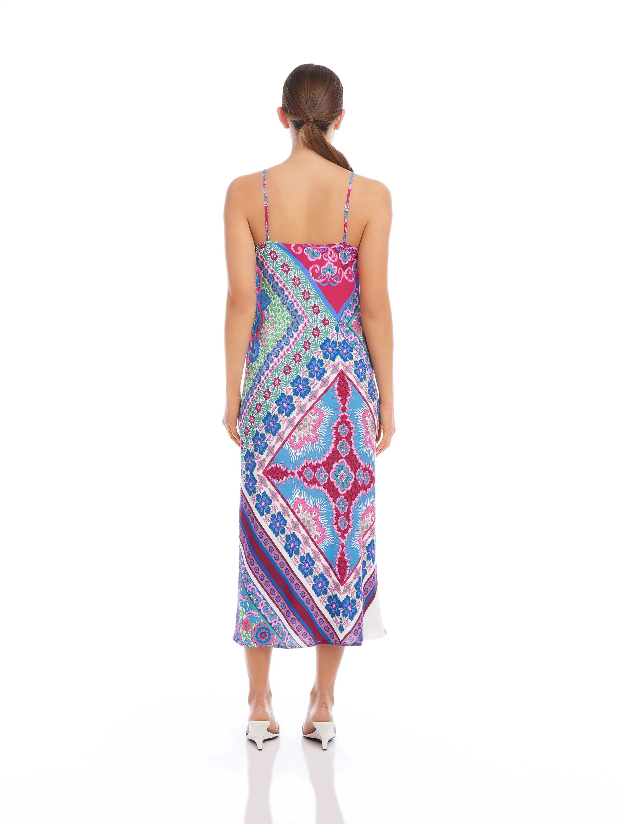 Carie Midi Dress in Print