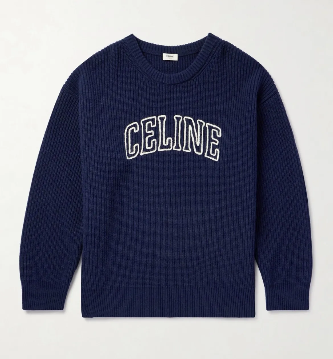 CELINE  |Pullovers Street Style Logo Luxury Sweaters