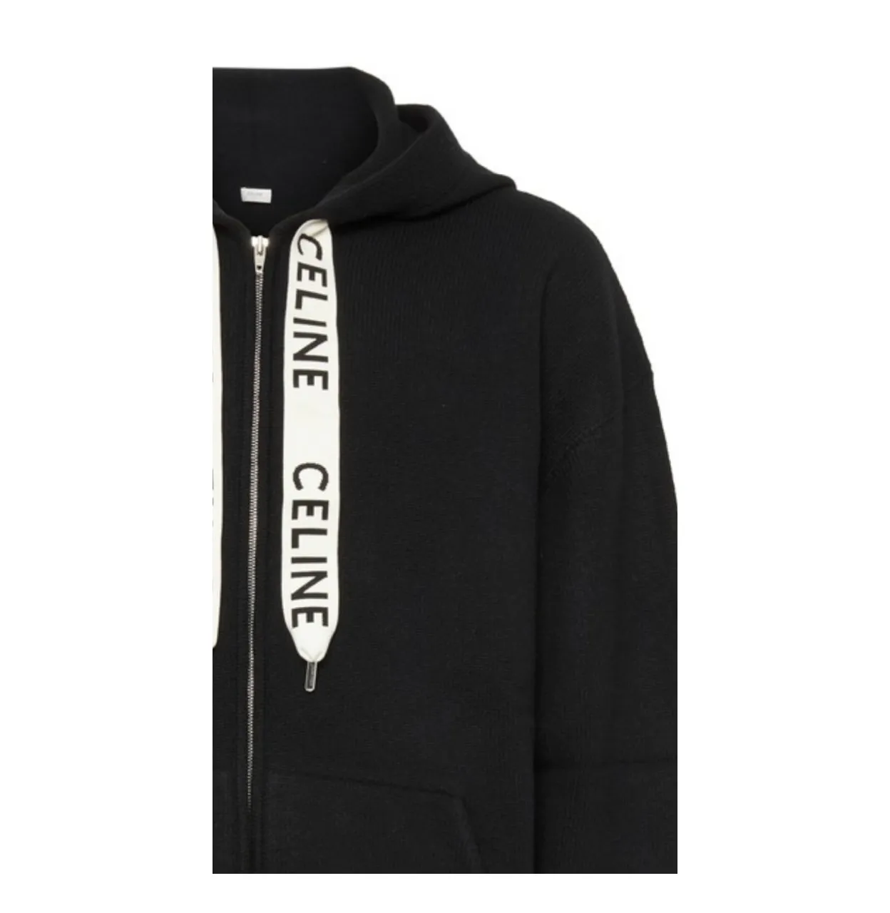 CELINE  |Pullovers Unisex Wool Cashmere Long Sleeves Plain Logo