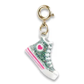 Charm It! - Gold Glitter High Top Charm