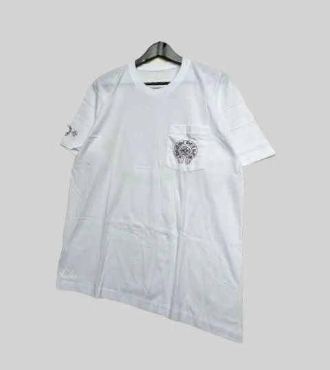 CHROME HEARTS  |Logo Pullovers Cotton Short Sleeves Street Style T-Shirts