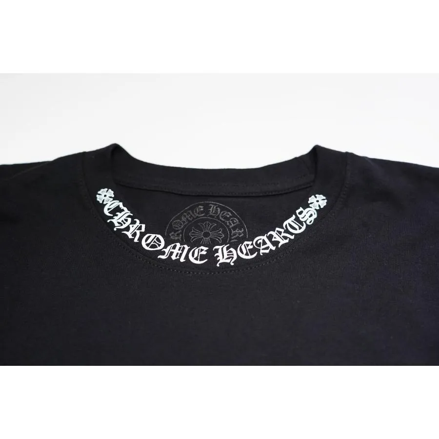 CHROME HEARTS  |Unisex Long Sleeves Cotton Long Sleeve T-shirt