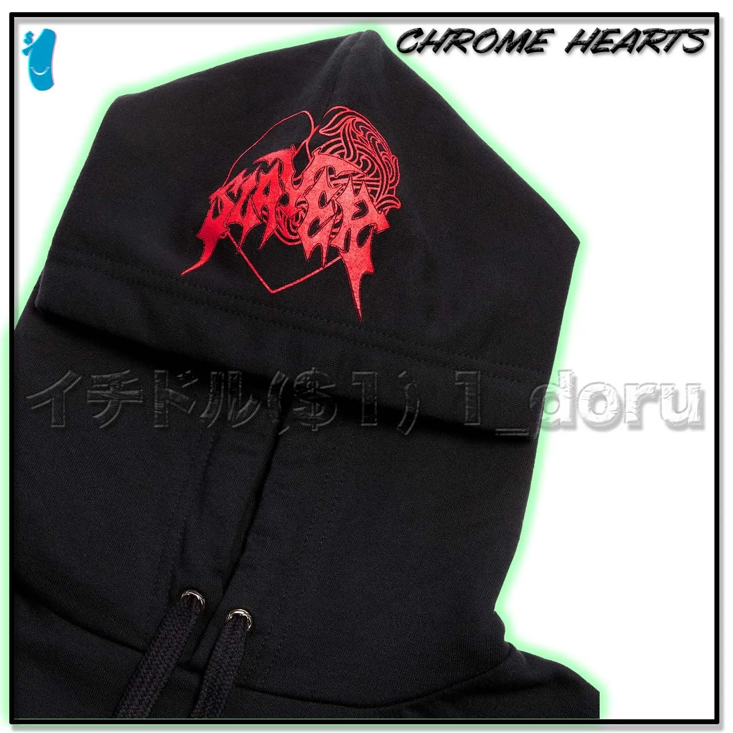 CHROME HEARTS  |Unisex Street Style Logos on the Sleeves Logo Hoodies