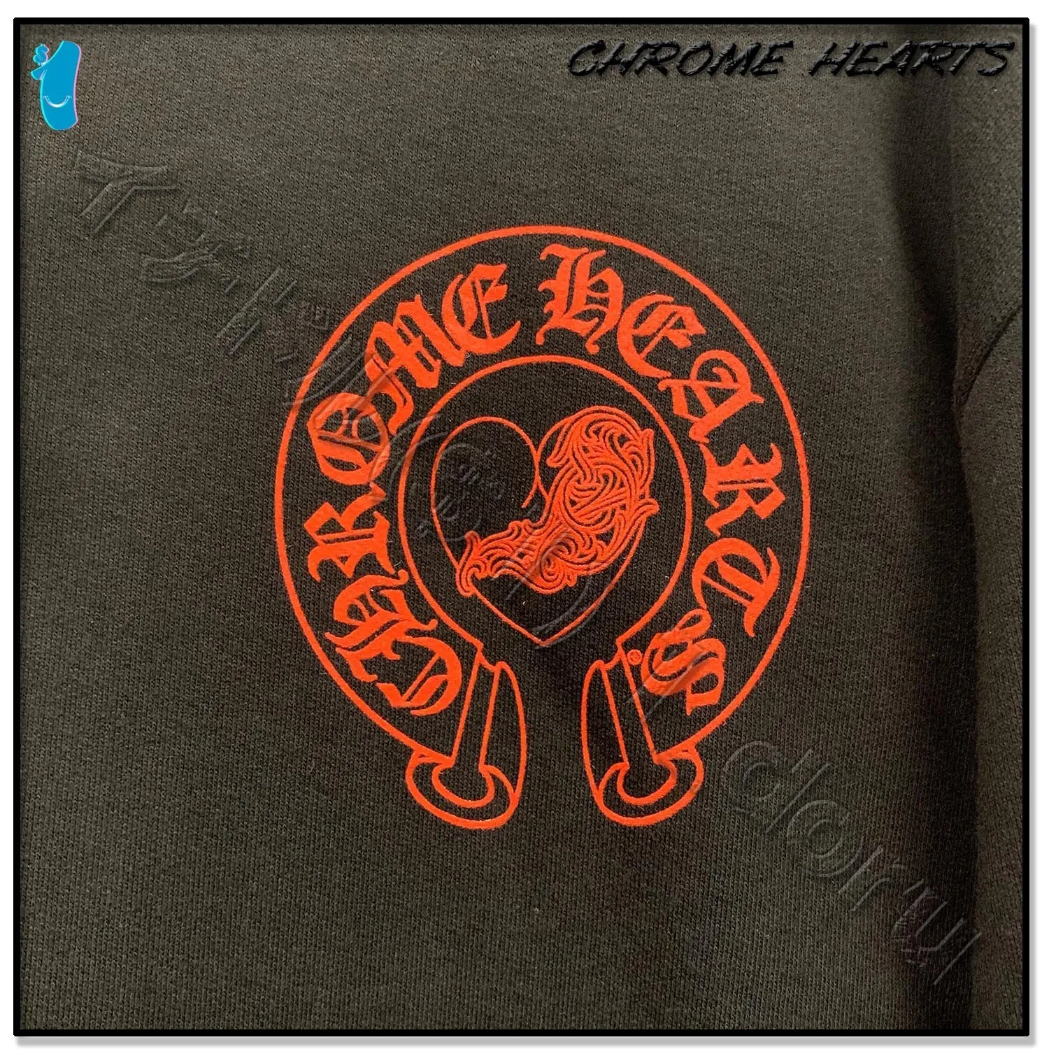 CHROME HEARTS  |Unisex Street Style Logos on the Sleeves Logo Hoodies