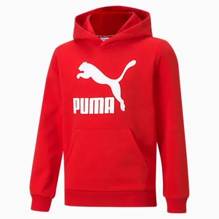 Classics Logo Hoodie - Boys 8-16 years | High Risk Red | PUMA Shoes | PUMA 