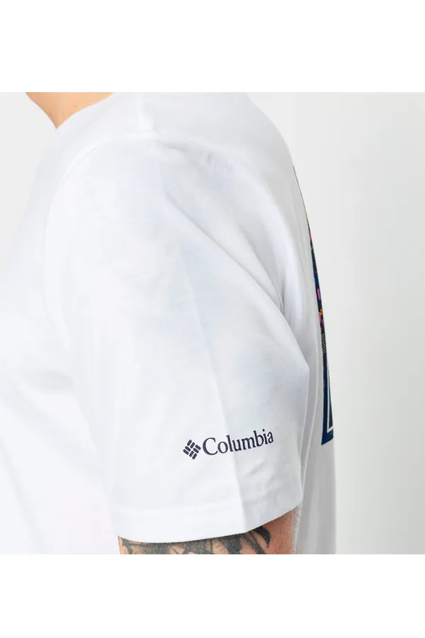 Columbia Back Graphic Tee White