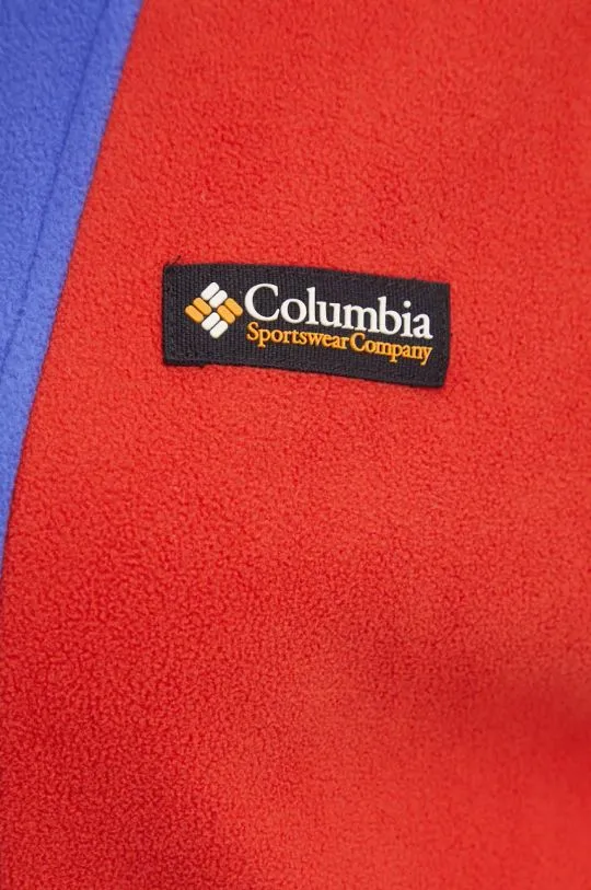 Columbia fleece sweatshirt Backbowl II FZ Fleece blue color 2092163