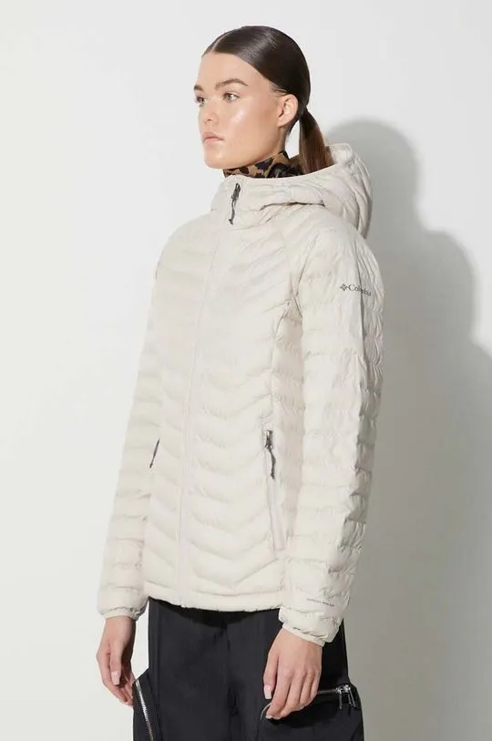 Columbia jacket women's beige color