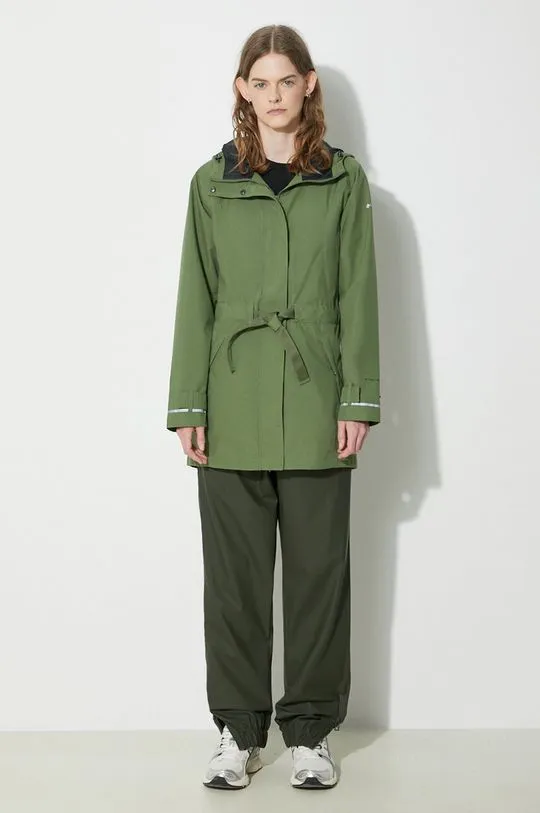 Columbia parka women's green color