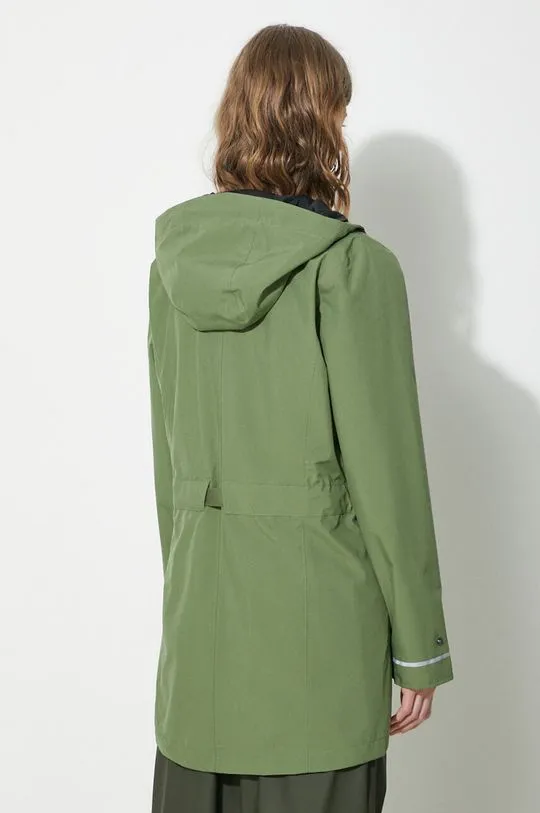 Columbia parka women's green color