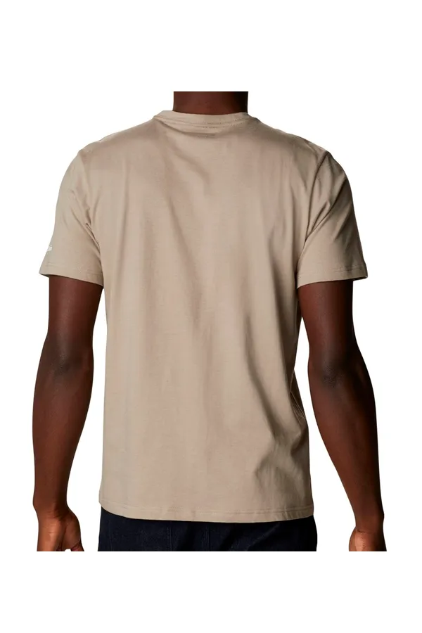 Columbia Rapid Ridge Logo Tee Beige