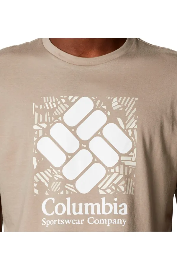 Columbia Rapid Ridge Logo Tee Beige