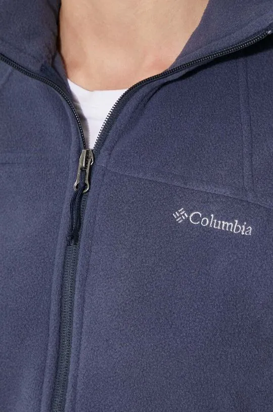 Columbia sports sweatshirt Fast Trek II women's navy blue color