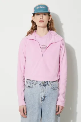 Columbia sports sweatshirt Glacial IV pink color