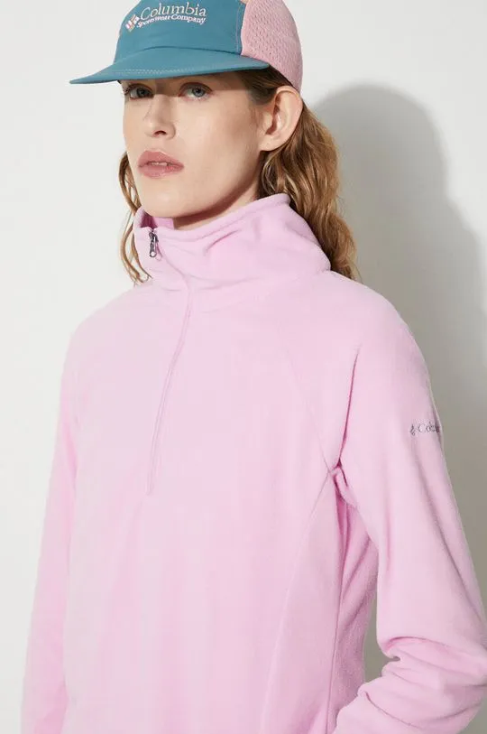 Columbia sports sweatshirt Glacial IV pink color