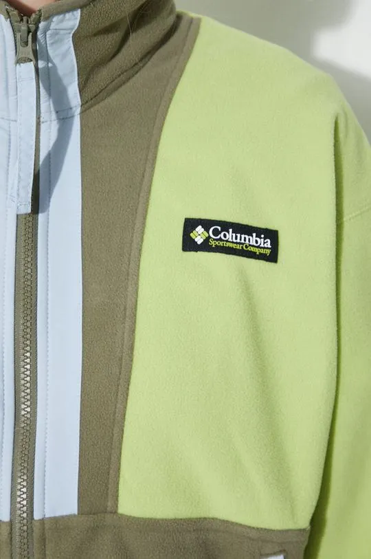 Columbia sweatshirt women's green color