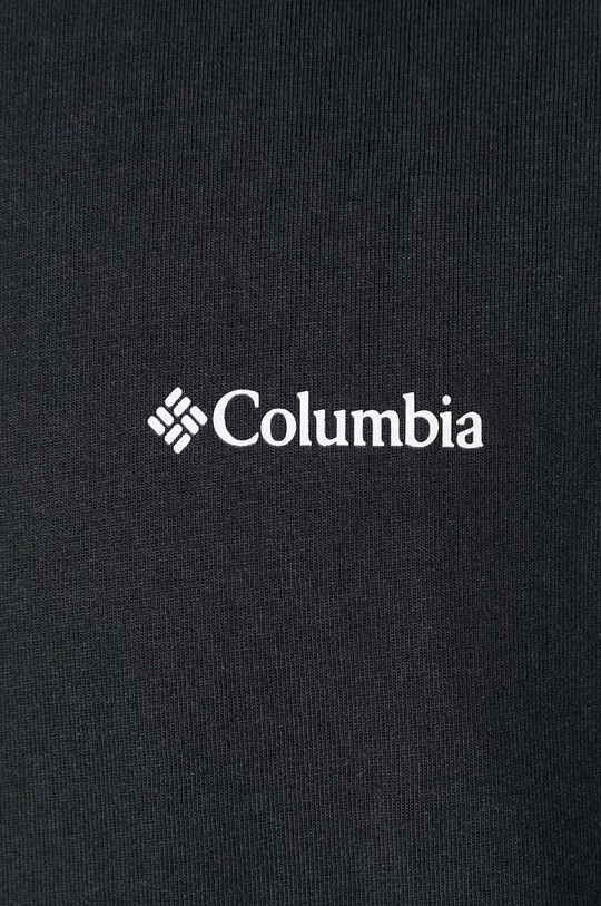 Columbia t-shirt Burnt Lake men’s black color 2071711