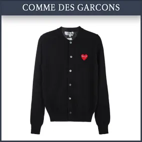 COMME des GARCONS  |Unisex Street Style Long Sleeves Logo Cardigans