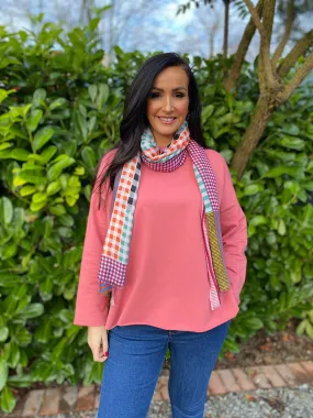 Coral Scoop Neck Jumper Trisha