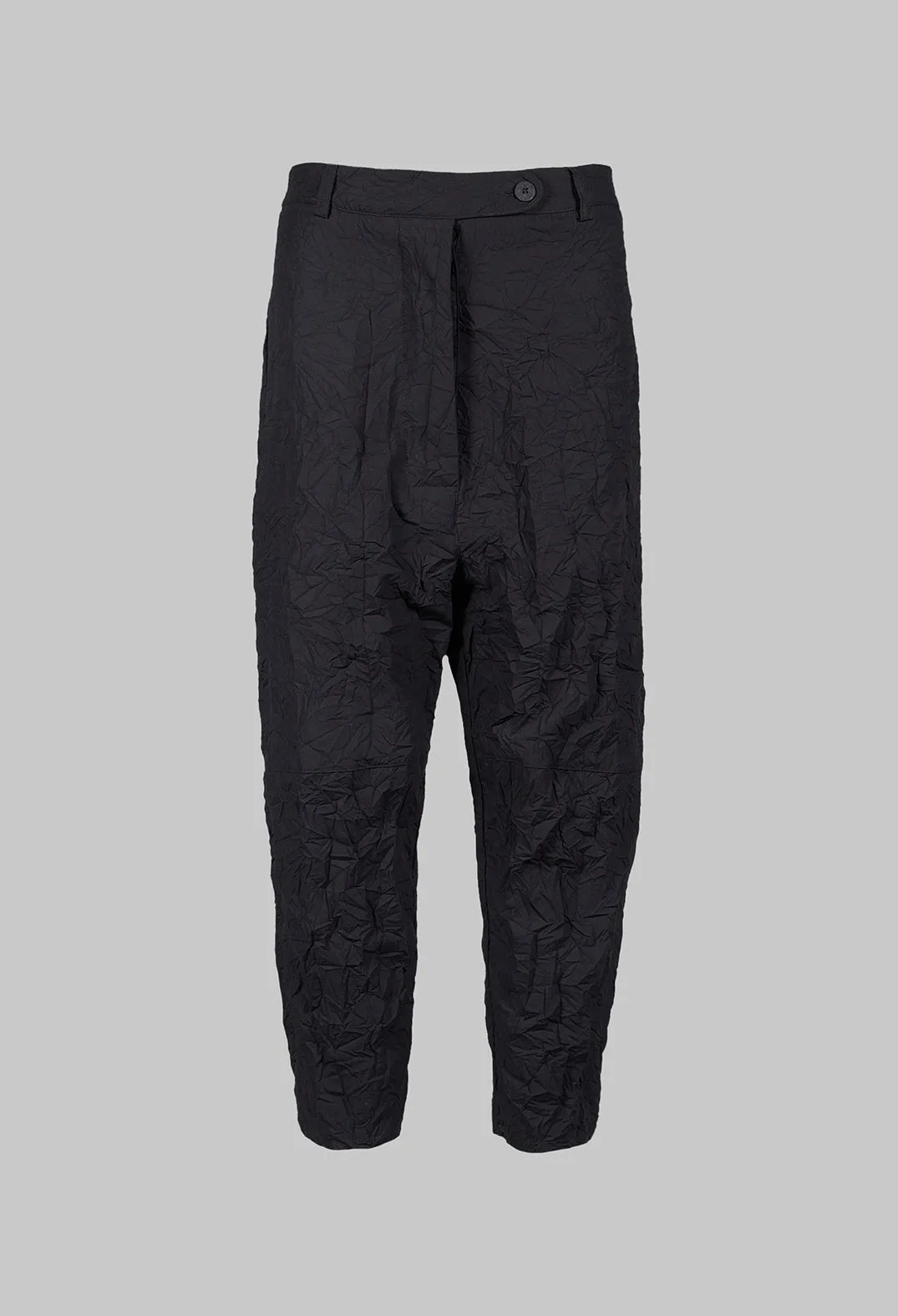 Crinkled Smart Trousers in 9000