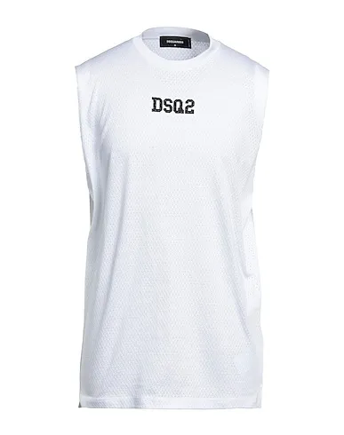 D SQUARED2  |Crew Neck Pullovers Sleeveless Cotton Logo Luxury