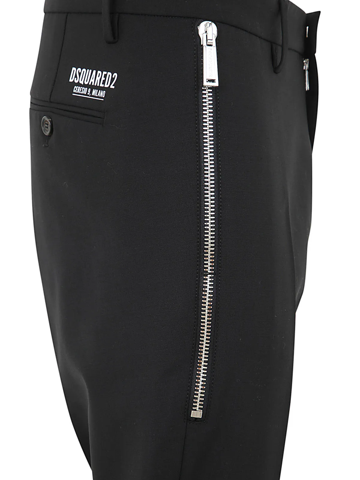 Dsquared2 Logo Printed Cropped Trousers